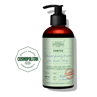 Havlíkova Apotéka - Cibulovo fazolový šampon na tmavé vlasy 200ml