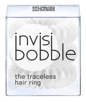 InvisiBobble - Gumička do vlasů bílá 3ks