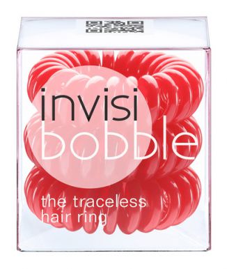 InvisiBobble - Gumička do vlasů červená 3ks