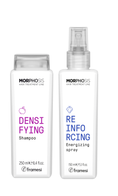 Kazeta Framesi Morphosis Densifying - Šampon 250ml + Sprej Reinforcing 150ml