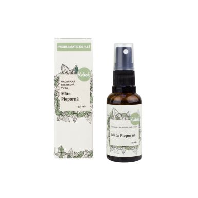 Kvítok Pleťová Organická Voda 30ml - Máta