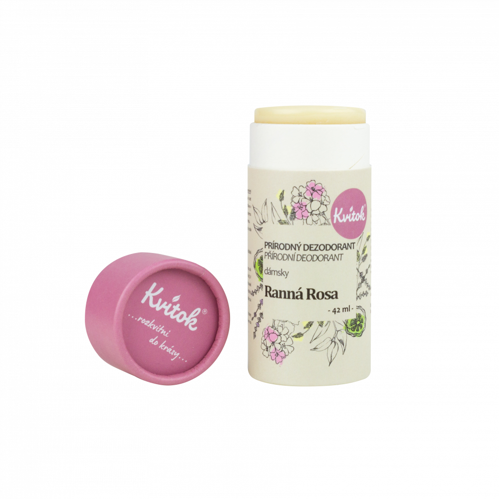 Navia / Kvítok Kvítok Tuhý Deodorant Dámský 42ml - Ranní rosa (papírová tuba)