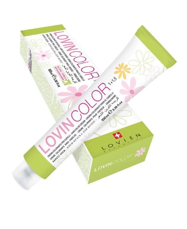 Lovien Lovin Color 100ml - Barva na vlasy Lovin color barva na vlasy: 5.84 - hnědo měděná