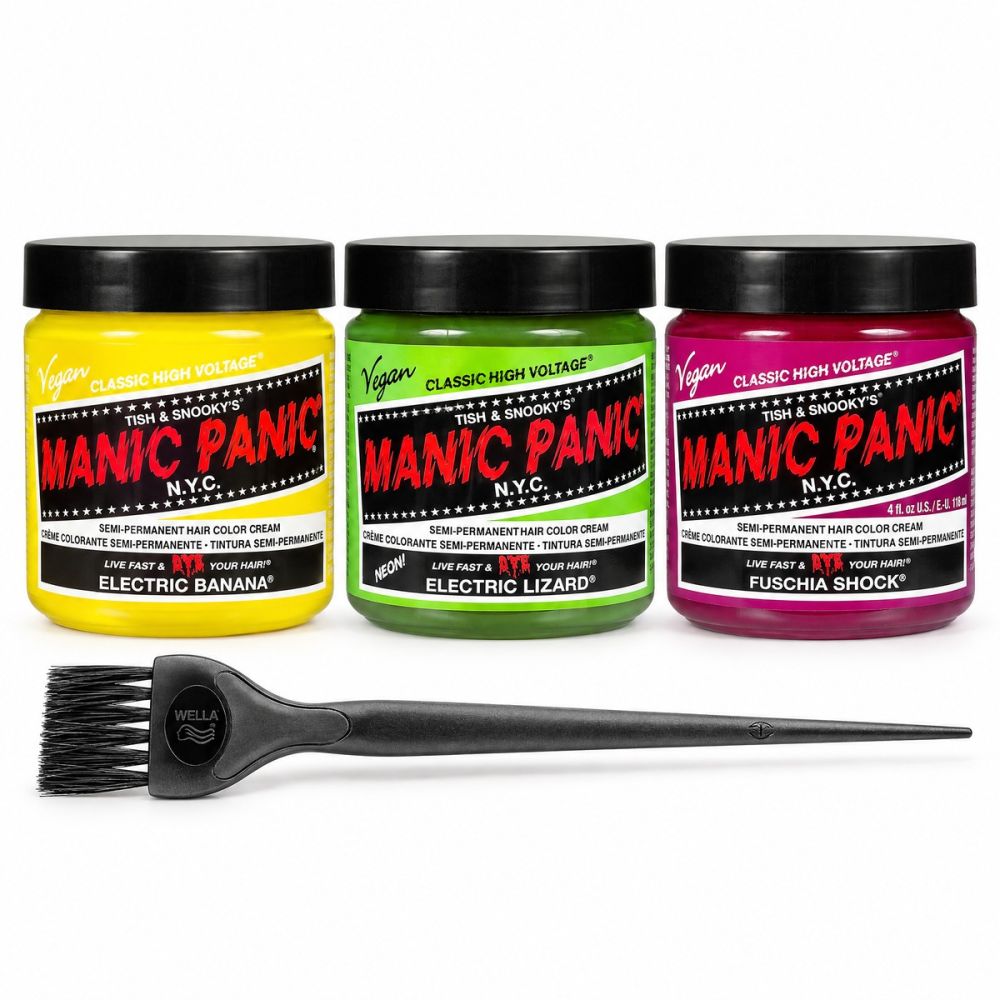 Akční set Manic Panic 3 ks + štětec zdarma