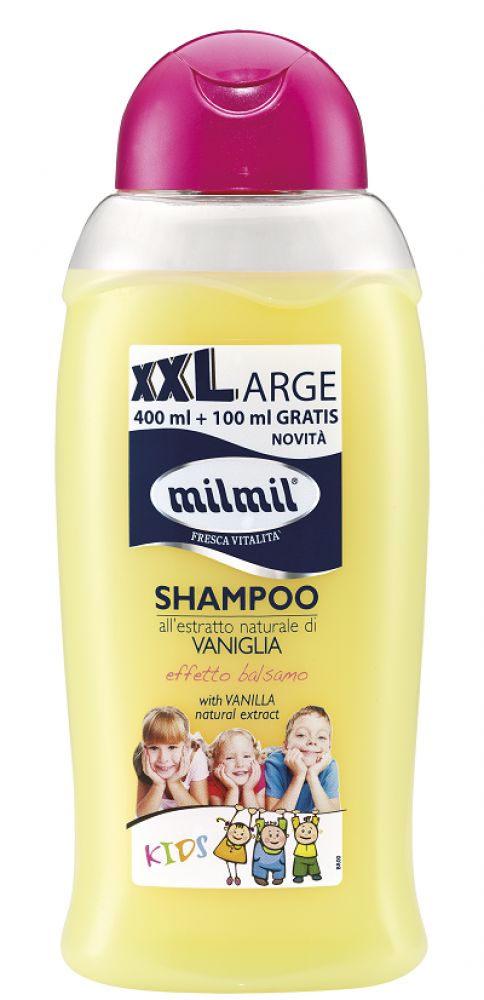 Milmil šampon 2v1 Babymil Vaniglia 500ml - Šampon s extraktem vanilky