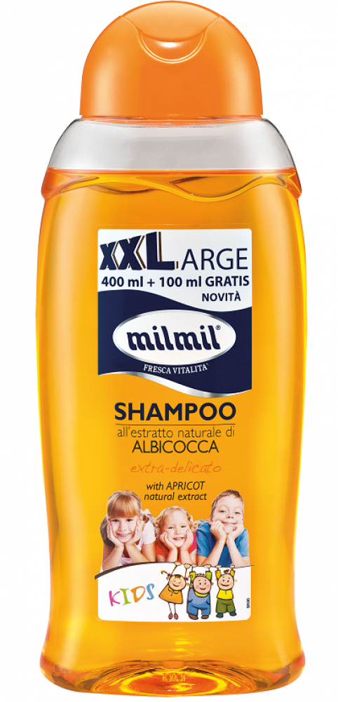 Milmil šampon Babymil Albicocca 500ml - Šampon s extraktem z meruňky