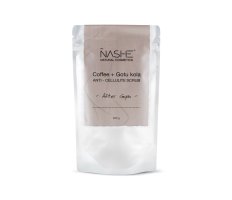 NASHE Anti-celulite Coffee Scrub After Gym 200g - Kávový peeling citron a šafrán