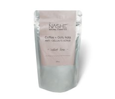 NASHE Anti-celulite Coffee Scrub Velvet Rose 200g - Kávový peeling růže a jasmín