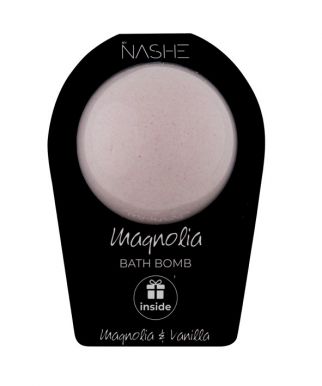 NASHE Bath Bomb Magnolia 190g - Koupelová bomba magnolie