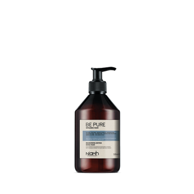 Niamh Be Pure Detox Mask 500ml - Maska pro normalní a mastící se vlasy
