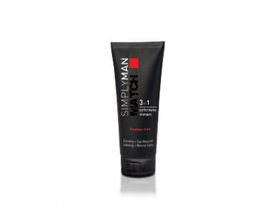 Nouvelle Simply Man 3 in1 Performance Shampoo 200ml - Vyživující šampon