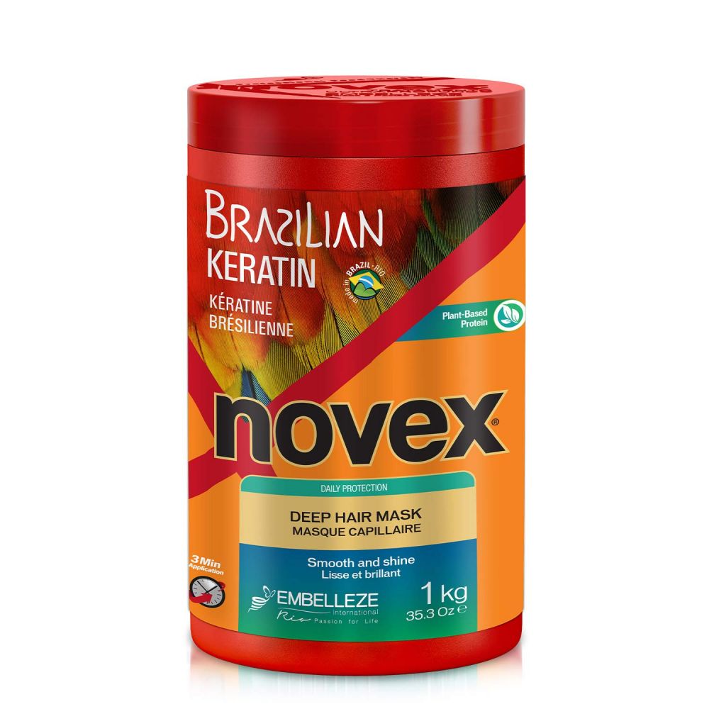 Novex Brazilian Keratin Deep Treatment Conditioner 1000ml - Maska s obsahem keratinu