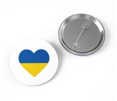 Odznáče na pomoc Ukrajině - Srdce