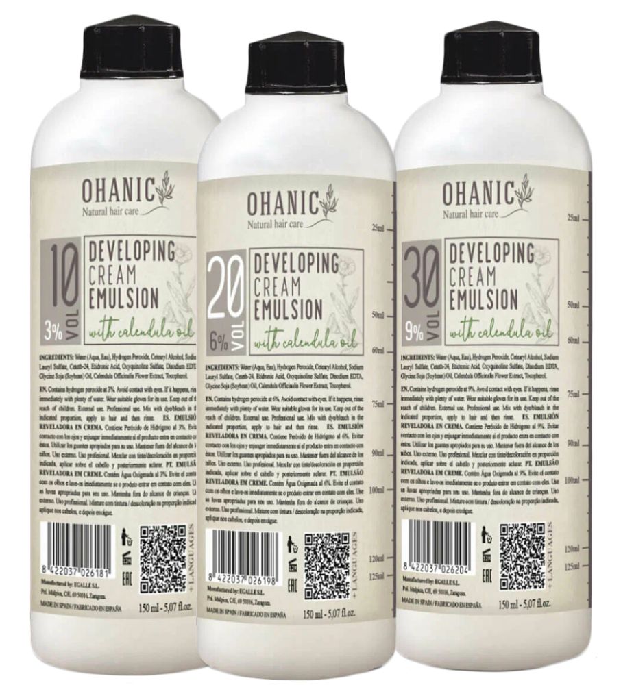 Ohanic Cream Developer Emulsion 3% 10VOL 150ml