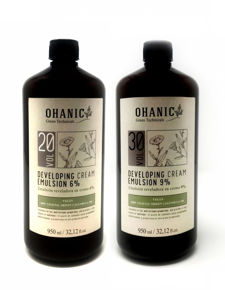 Ohanic Cream Developer Emulsion 950ml - Přírodní peroxid Ohanic Cream Emulsion: 12% - 40VOL