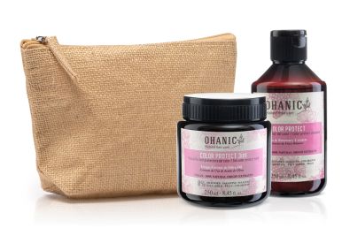 Ohanic Gift Set Color Protect - Set na barvené vlasy šampon + maska + taštička