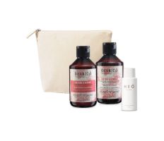 Ohanic Gift Set Hydrate - Hydratační set šampon + kondicionér + taštička + HEÖ mini