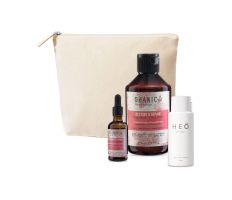 Ohanic Gift Set Nourishing Oil - Set šampon + olejové sérum + taštička + HEÖ mini