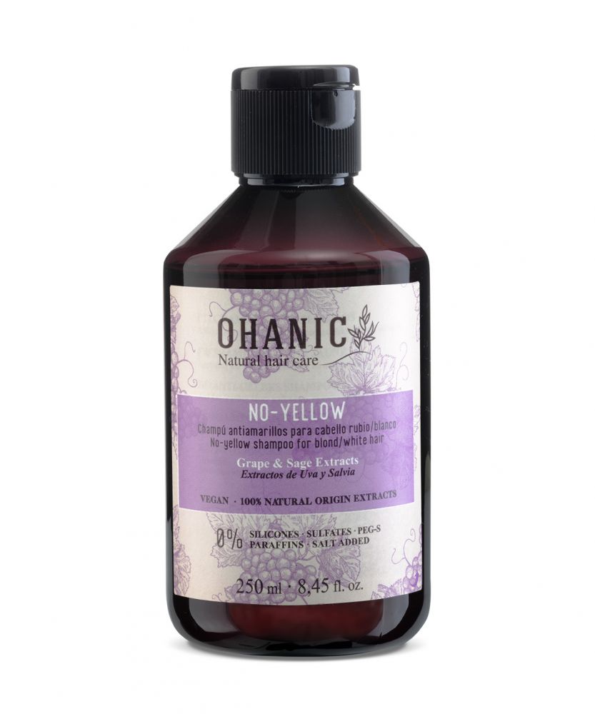 Ohanic No-Yellow Shampoo 250ml - Šampon na neutralizaci žlutých pigmentů