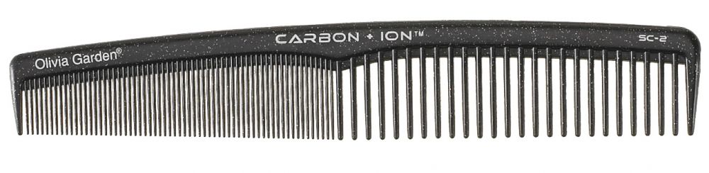 Levně Olivia Garden CARBON + ION SC2 - Karbonový hřeben
