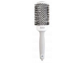 Olivia Garden Expert Blowout Shine White&Grey 45mm - Foukací kartáč