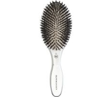 Olivia Garden Expert Care Oval Boar - Profesionální plochý kartáč kančí štětiny