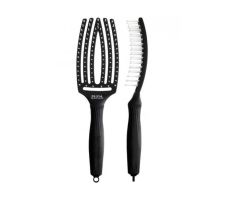 Olivia Garden Fingerbrush Combo Medium Black - Profesionální kartáč na vlasy