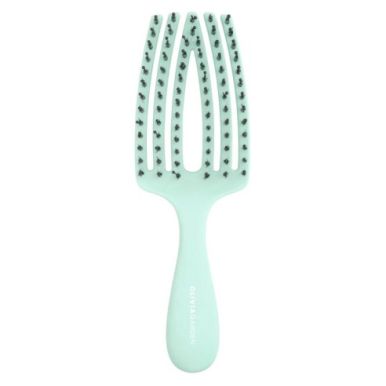 Olivia Garden Fingerbrush KIDS Green Mint - Kartáč na vlasy pro děti