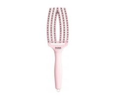 Olivia Garden Fingerbrush Medium Pastel Pink  - Profesionální kartáč na vlasy