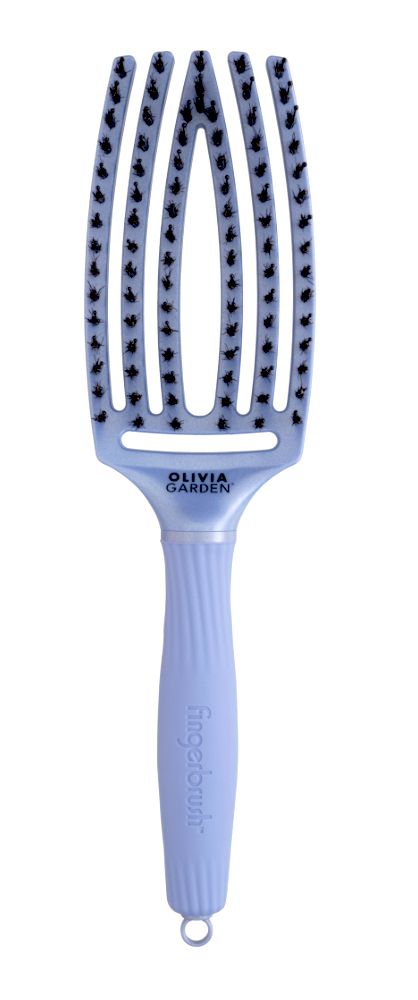 Olivia Garden Fingerbrush Pearl Blue - Profesionální kartáč na vlasy