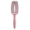 Olivia Garden Fingerbrush Soft Pink - Profesionální kartáč na vlasy