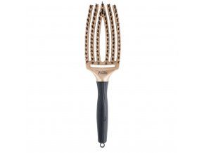 Olivia Garden Fingerbrush Trinity Gold - Profesionální kartáč na vlasy