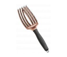 Olivia Garden Fingerbrush Trinity Rose Gold Medium - Profesionální kartáč na vlasy neo