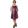 Olivia Garden Lace Apron Plum - Kadeřnická zástěra švestka