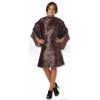 Olivia Garden Lace Cape Taupe - Kadeřnická pláštěnka hnědo zlatá