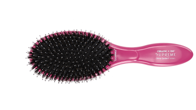 Olivia Garden Thermal Brush Ceramic + Ion Combo Pink - Plochý kartáč na vlasy