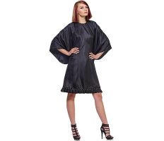 Olivia Garden Urban Chic Cape Black - Kadeřnická pláštěnka černá