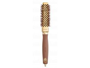 Olivia Garden Wavy Bristles Gold&Brown 20mm - Foukací kartáč