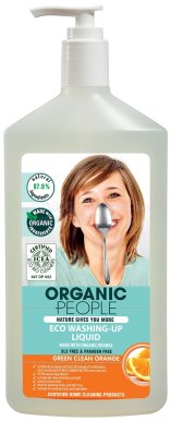 Organic People Eco Washing-up Liquid 500ml - Mycí prostředek pomeranč