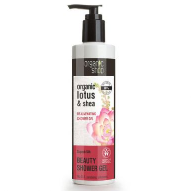 Organic Shop Beauty Shower Gel Lotus & Shea 280ml - Zkrášlující sprchový gel
