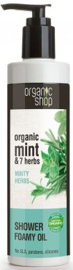 Organic Shop Shower Foamy Oil Mint & 7 Herbs 280ml - Srpchový olej