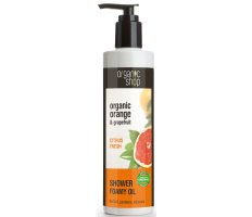 Organic Shop Shower Foamy Oil Orange & Grapefruit 280ml - Srpchový olej