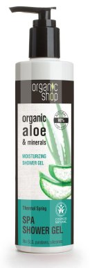 Organic Shop Spa Shower Gel Aloe & Minerals 280ml - Hydratační sprchový gel