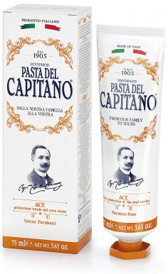 Pasta del Capitano Ace 75ml - Prémiová zubní pasta s vitamíny A, C a E
