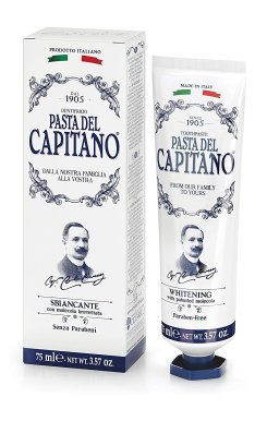 Pasta del Capitano Whitening 75ml - Prémiová zubní pasta s bělícím účinkem