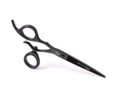 Progline Procut Black 6,5" Left Moving Ring - Profesionální kadeřnické nůžky