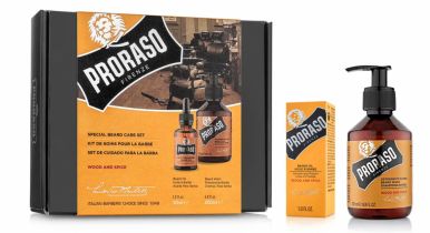 Proraso Duo Wood and Spice sada na vousy