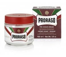 Proraso Red Pre-Shaving Cream 100ml - Krém před holením pro tvrdé vousy