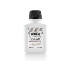 Proraso White Liquid After Shave Cream 25ml - Balzám po holení pro citlivou pokožku