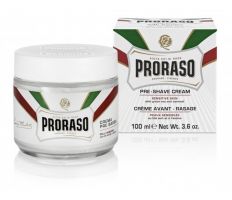 Proraso White Pre-Shaving Cream 100ml - Krém před a po holení pro citlivou pokožku